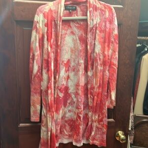 Jones New York printed cardigan